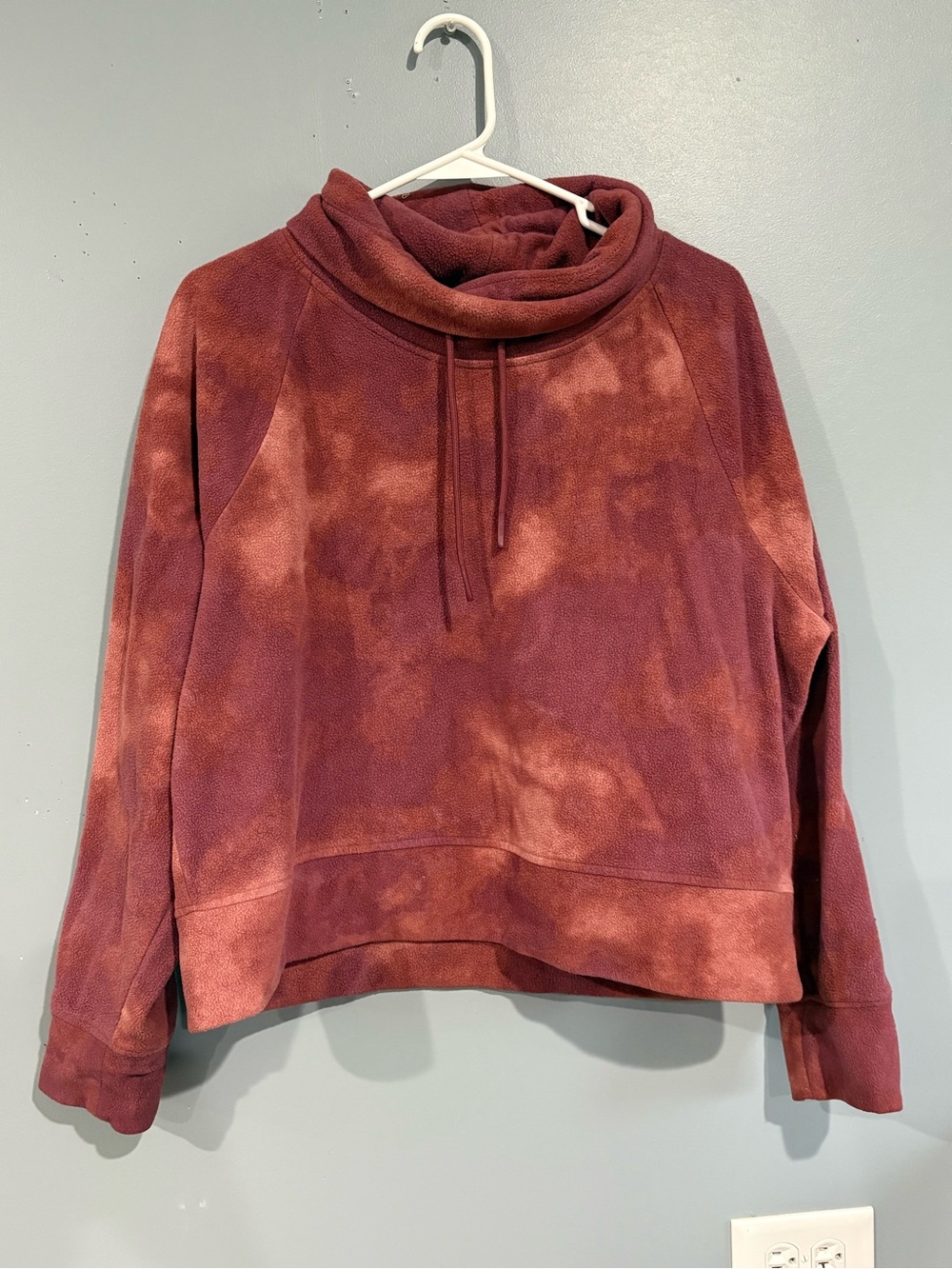 C.P. Company Rust Tie-Dye Funnel Neck Sweatshirt